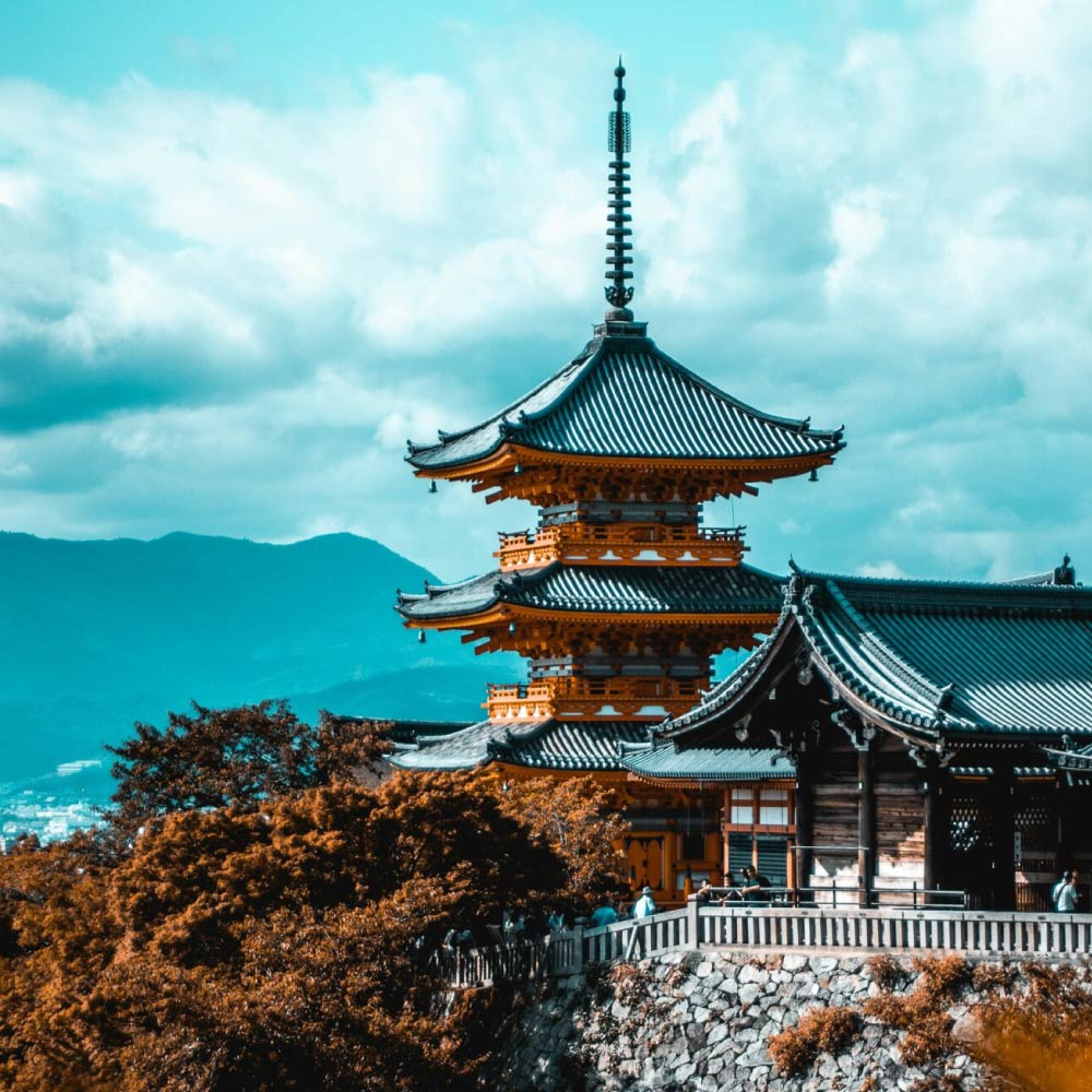 멀리서 본 기요미즈데라