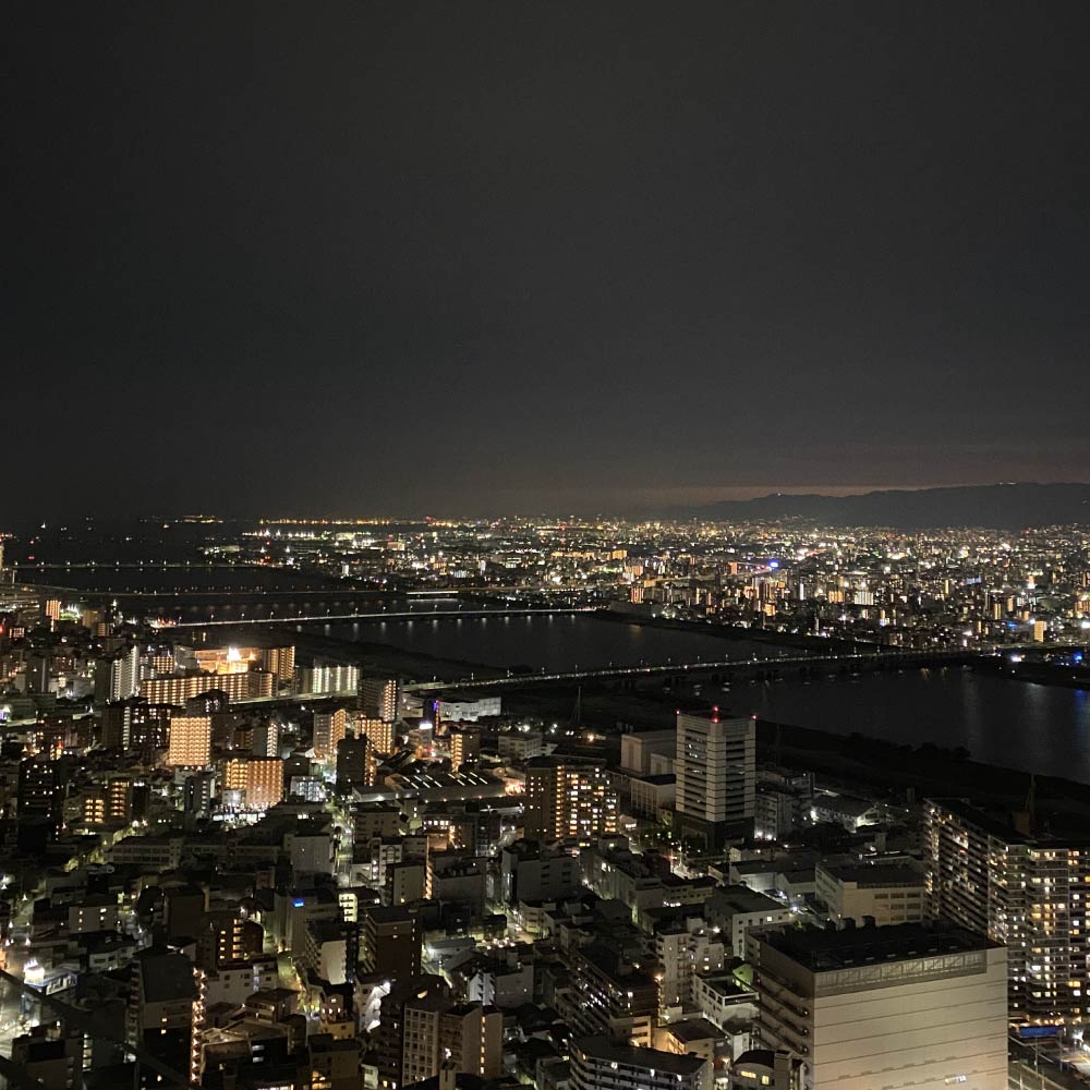 우메다 하늘정원에서 바라본 야경