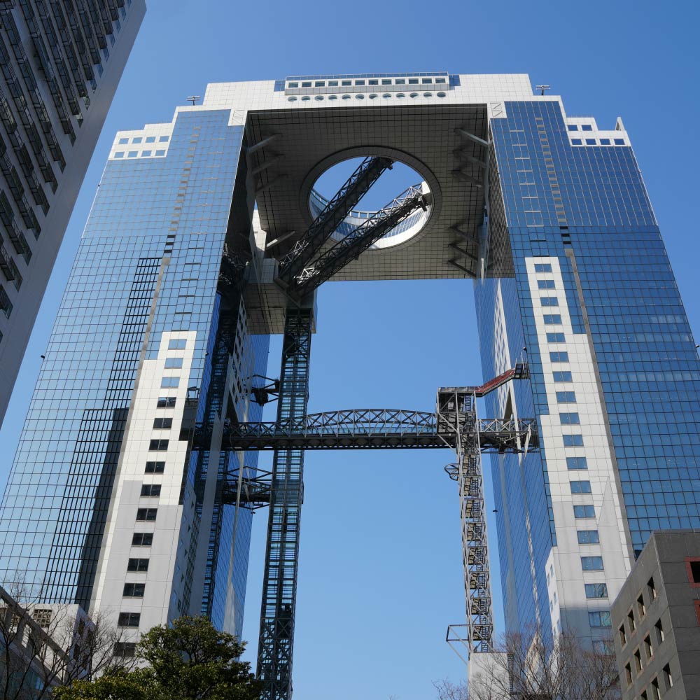 낮에 보는 우메다 하늘정원