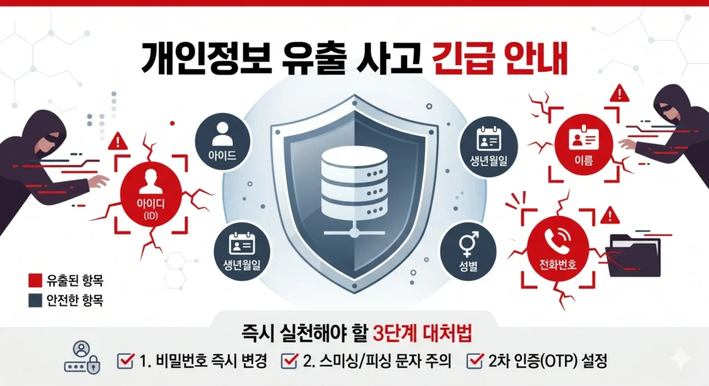 티빙 개인정보 유출 사고 긴급안내