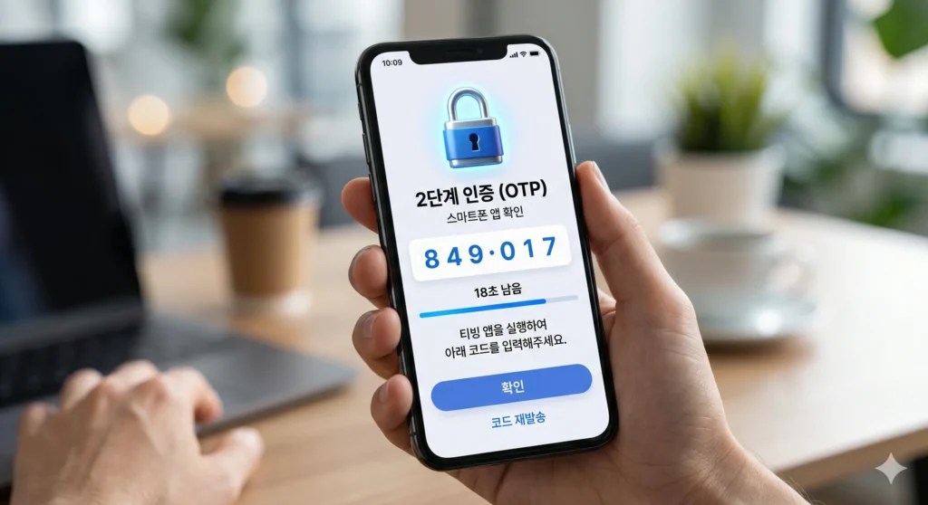 티빙 개인정보 유출방지를 위해 2단계 인증을 생활화 하자