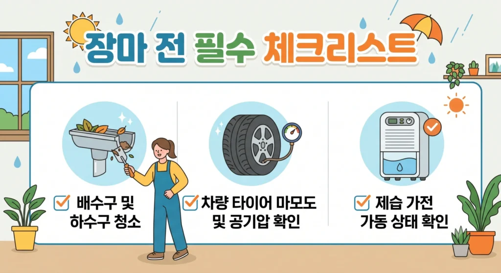장마 전 필수 체크리스트