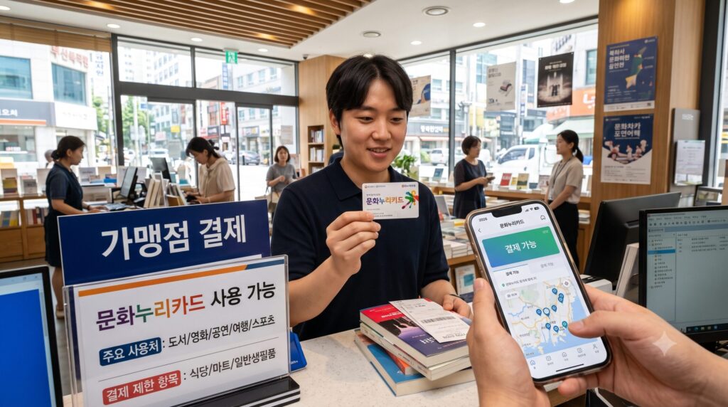 주요 사용처 가맹점 안내 및 결제 제한 항목