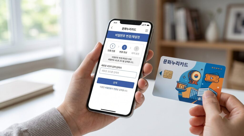 문화누리카드 비밀번호 오류 발생 시 즉시 해결하는 방법