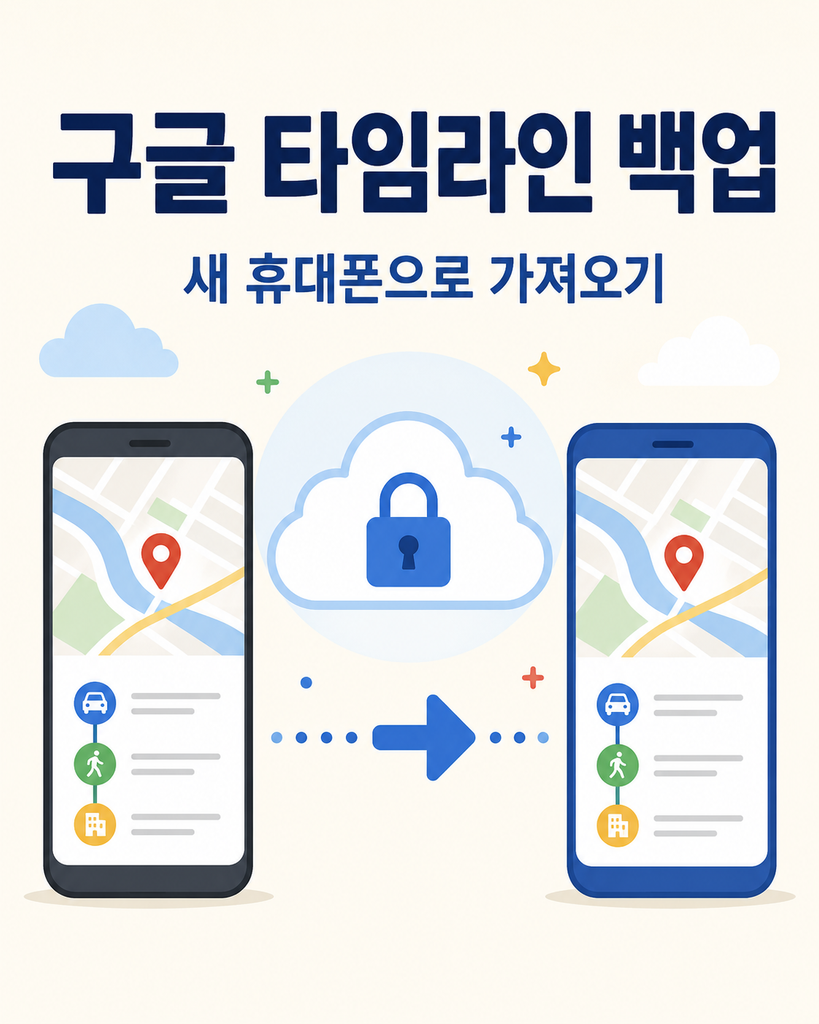 구글 타임라인 백업 방법